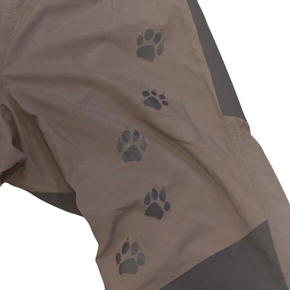 Jack Wolfskin Travel Tan Elastic Waist Cargo Pocket Hiking Outdoor Pants sz L - Picture 5 of 9